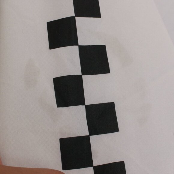 Vans Kastle Check Hooded Windbreaker Womens Small White Jacket - Picture 5 of 7